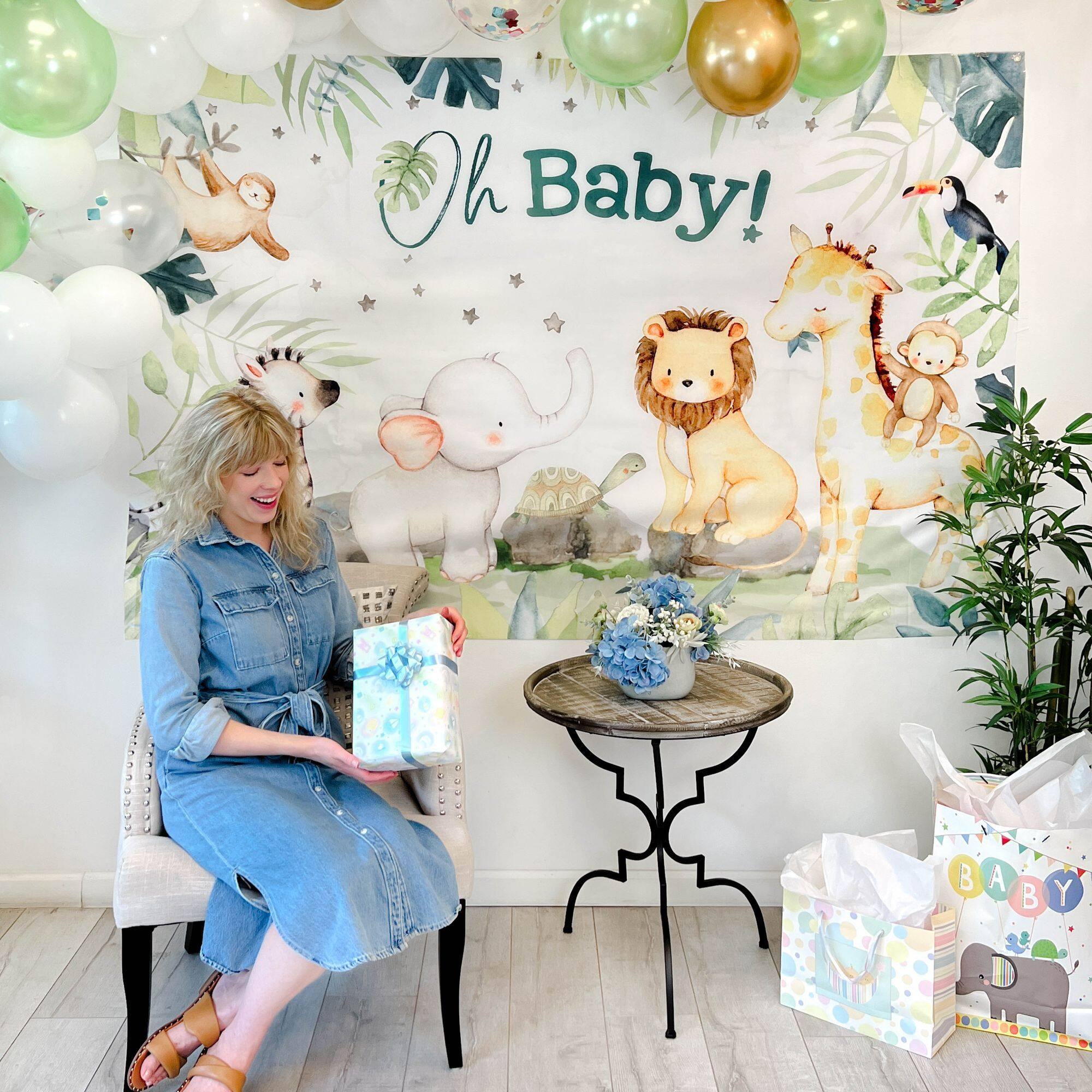 Kate Aspen® Safari Baby Shower Photo Backdrop